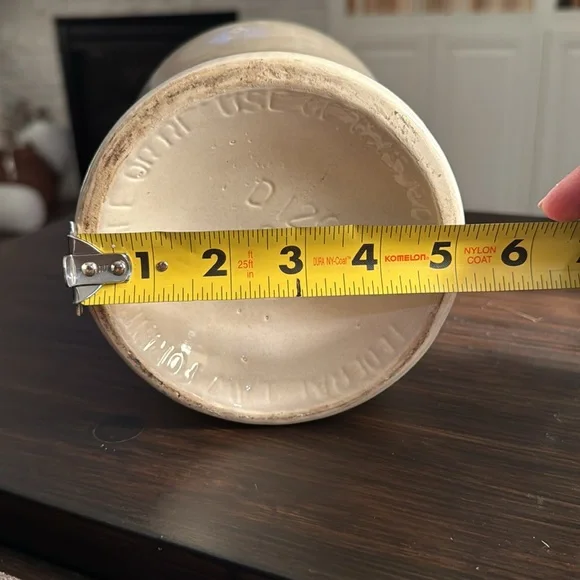 Henry McKenna Ceramic Bourbon Jug with Blue Design - Picture 7 of 8